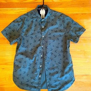 Denim & Flower Shirt